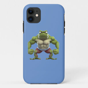 Muscular Frog, Strong Muscular Bodybuilding Frog Case-Mate iPhone Case