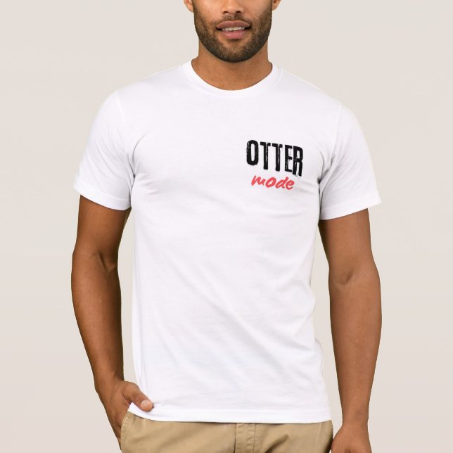 Muscular otter 🦦 bold design T-Shirt (Front)