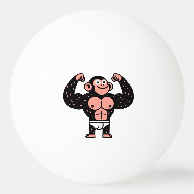 Muscular Ping Pong Ball (Front)