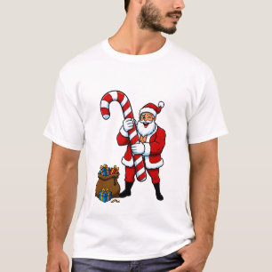 Muscular Santa Flexing! Winking Claus & Sweet Holi T-Shirt