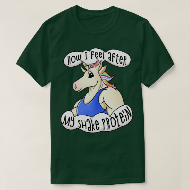 Muscular Unicorn T-Shirt (Design Front)