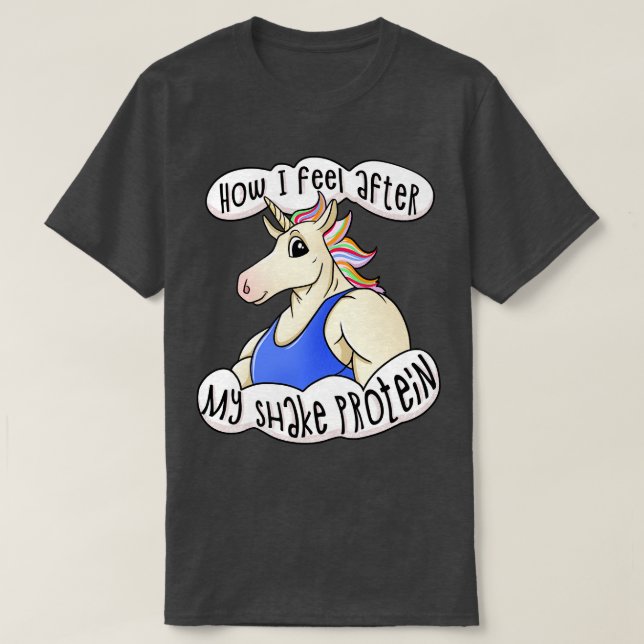 Muscular Unicorn T-Shirt (Design Front)
