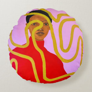 Muse #1 round cushion