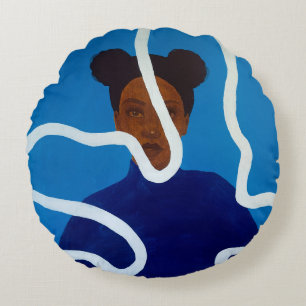 Muse #1 Round Pillow