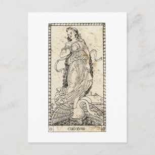 Muse Klio Clio Geschichte history Postcard