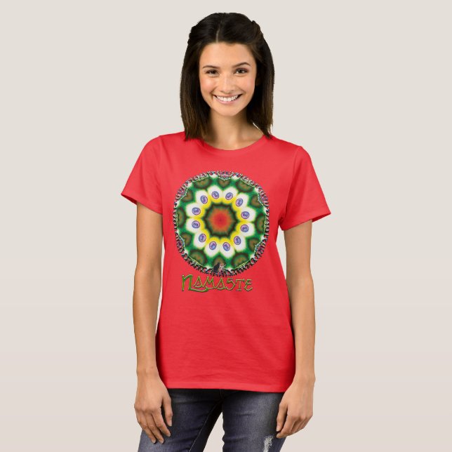 Muse Namaste Kaleidoscope T-shirt (Front Full)