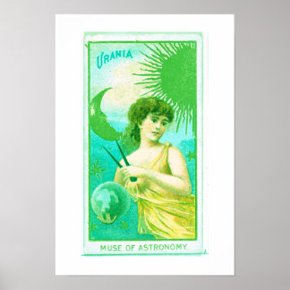 Muse of Astronomy, Urania, Poster Print