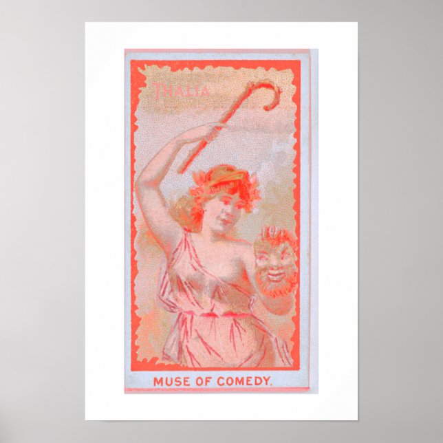 Muse of Comedy, Thalia, Poster Print (Front)