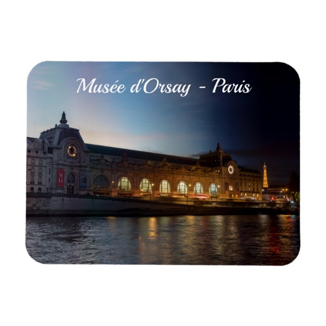 Musee d'Orsay Day to Night Transition - Paris Magnet (Horizontal)