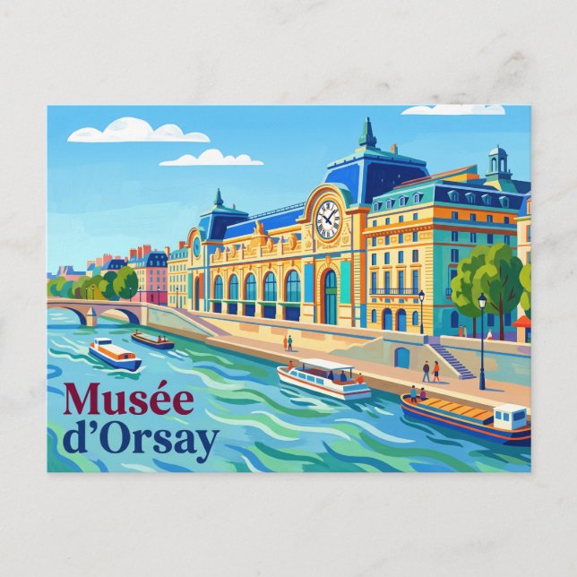 Musée d'Orsay France Postcard (Front)