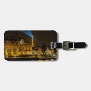 Musée d'Orsay in Paris at night Luggage Tag