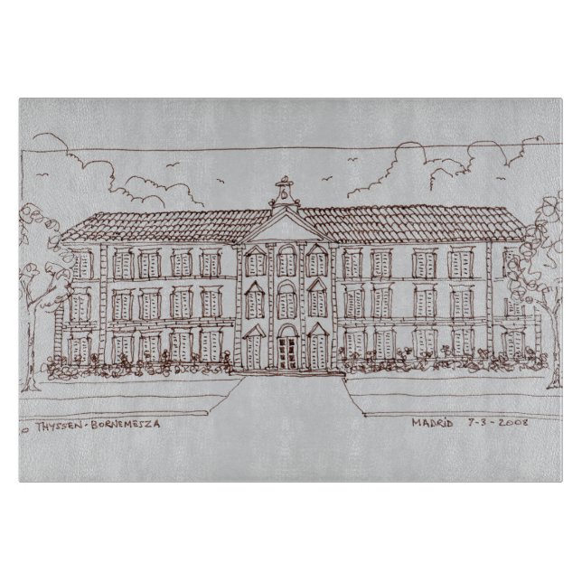 Museo Thyssen-Bornemisza | Madrid, Spain Cutting Board (Front)