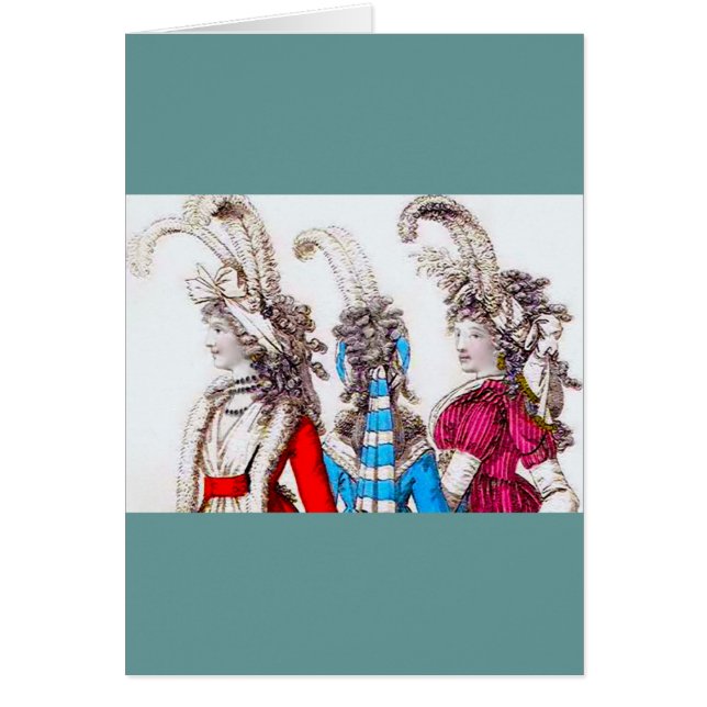 Muses ~ Card Fashion Plate (Front)