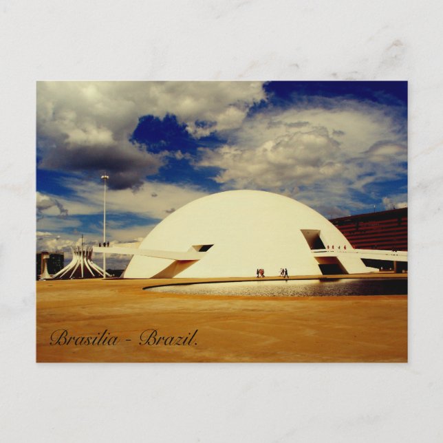 Museu Nacional Honestino Guimarães, Brasilia. Postcard (Front)