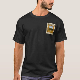 Museum Aesthetic Vintage Gold Frame Art T-Shirt