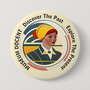 Museum Docent Button