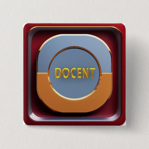 Museum Docent Button