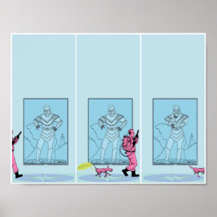 Museum Dog Farts Poster