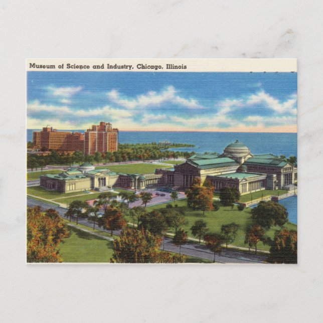 Museum of Science and Industry, Chicago, Illinois Postcard (Front)