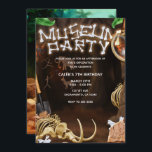 MUSEUM PARTY Dinosaur Bones Mystery Cave Birthday Invitation<br><div class="desc">customise for any event</div>