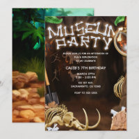 MUSEUM PARTY Dinosaur Bones Mystery Cave Birthday