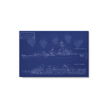 Museum Ship The Sullivans Blueprint with Brothers