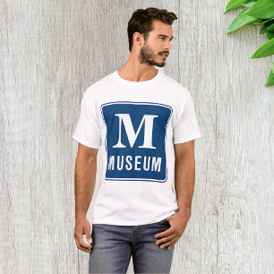 Museum Sign Mens T-shirt