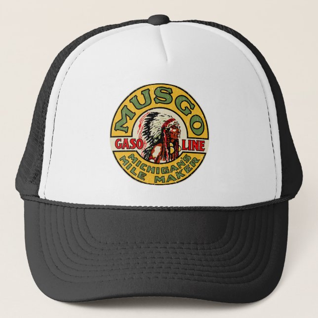 Musgo Gasoline Trucker Hat (Front)