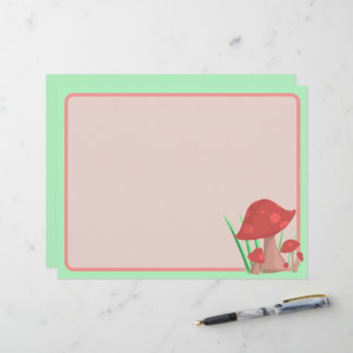 Mushie Garden Custom Letterhead