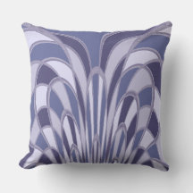 Mushroom Abstract - Art Deco - blueberry