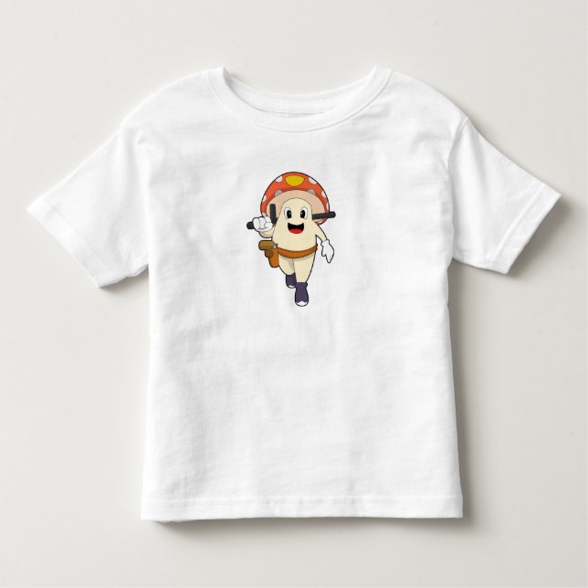 Mushroom as Police officer at Police Toddler T-Shirt (Front)
