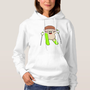 Mushroom as Skier with Ski Hoodie