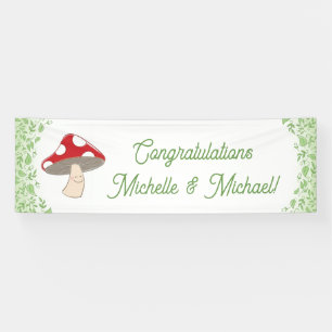 Mushroom Baby Shower Banner