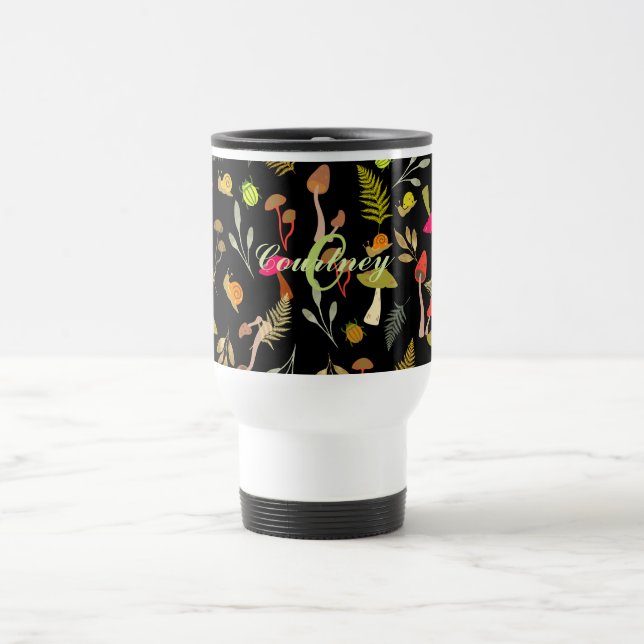 Mushroom Botanical Travel Mug (Center)