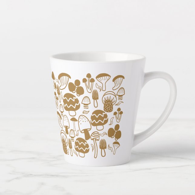 Mushroom Brown Latte Mug (Right)