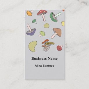 Mushroom Business Card