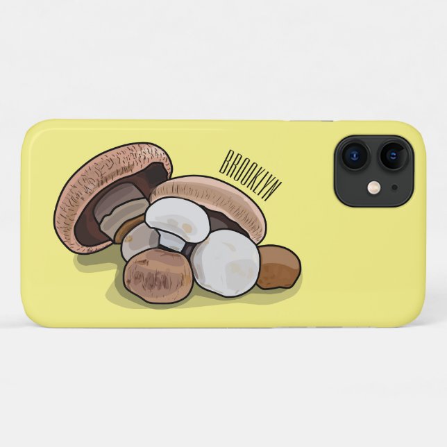 Mushroom cartoon illustration  Case-Mate iPhone case (Back (Horizontal))