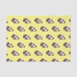 Mushroom cartoon illustration tissue paper