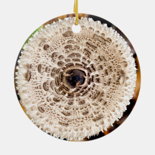 Mushroom Ceramic Tree Decoration (Back)