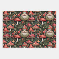 Mushroom Christmas Santa