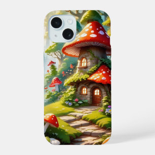 Mushroom city iPhone case