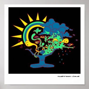 mushroom cloud poster