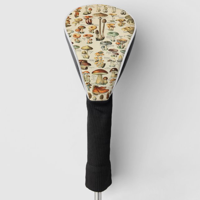 Mushroom Collection   Golf Head Cover (Front)