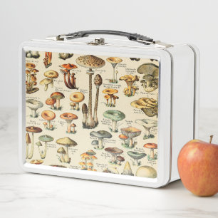 Mushroom Collection Metal Lunch Box
