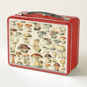 Mushroom Collection   Metal Lunch Box