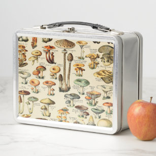 Mushroom Collection    Metal Lunch Box