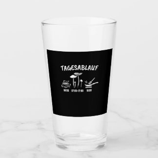 Mushroom Collector Timetable Glass