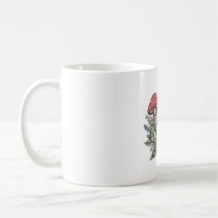 Mushroom Cottagecore Cat Mum Art Coffee Mug