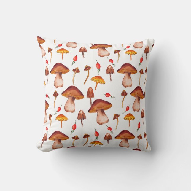 Mushroom cottagecore Cushion (Front)
