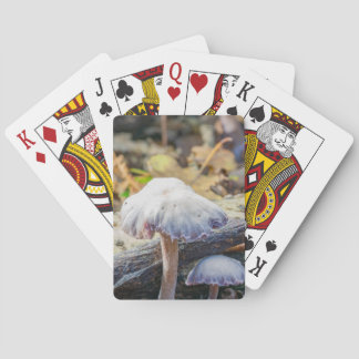 Mushroom design playing cards